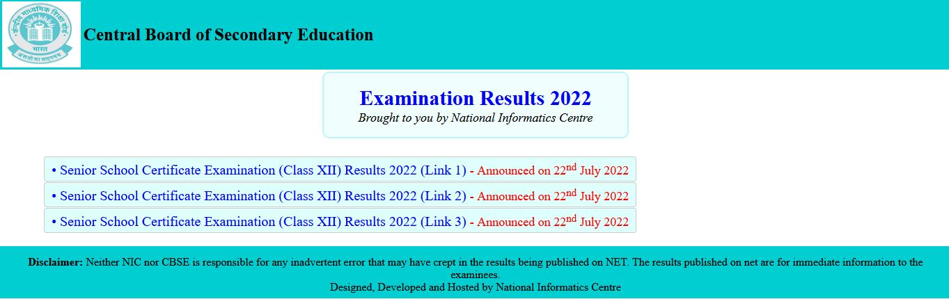 CBSE Class 12 Result 2022 Released, Know How To Check Here